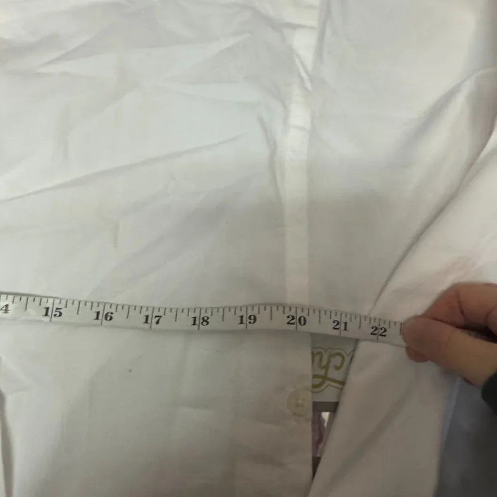 J.Crew White Cotton Poplin Boatneck Ciel Top Size XS NWT - Picture 10 of 11